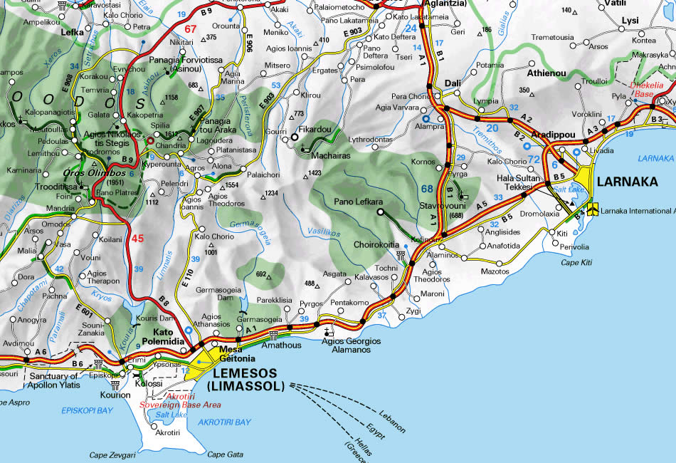 Lemesos map